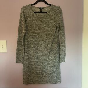 Gap Long Sleeve Knit Mini Dress in Gray Heather size XS Shift Dress Fall/Winter